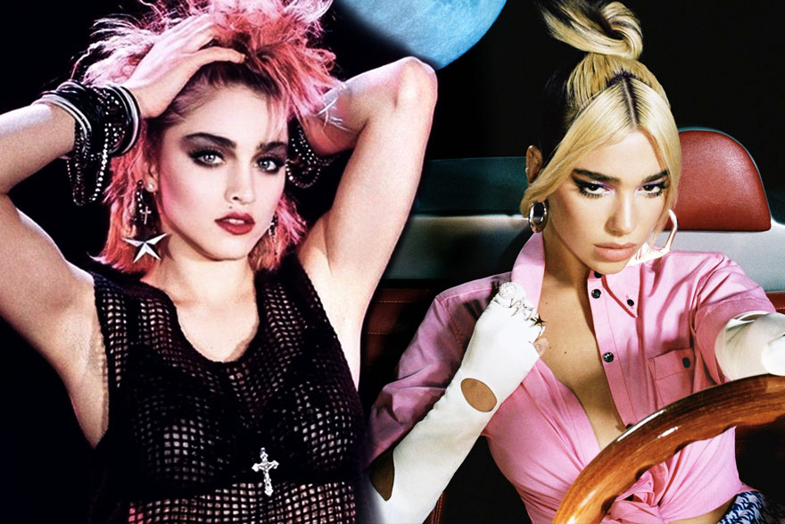 The 80s fashion style is making its come-back into the music industry