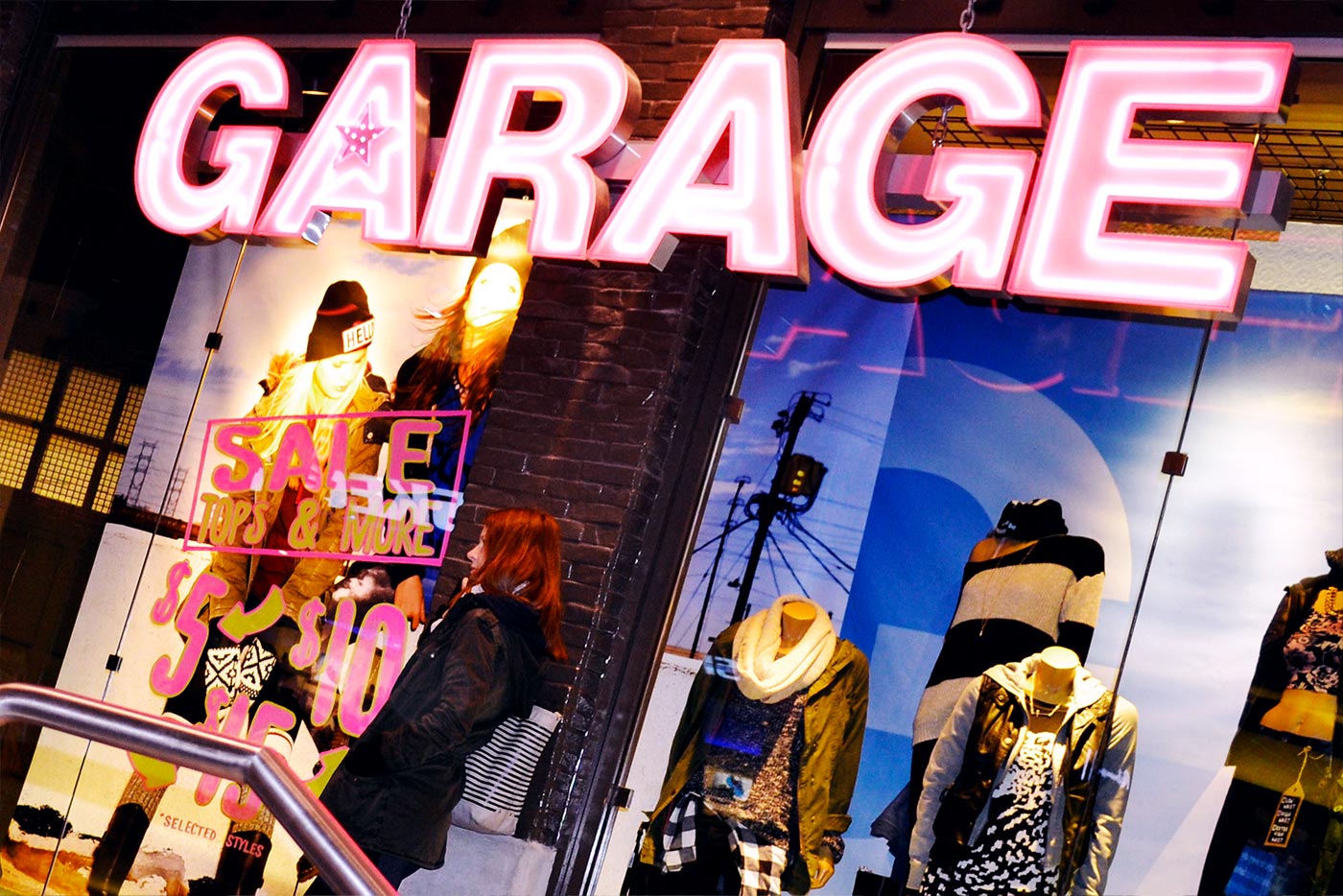 Garage Rebrand - Store Front